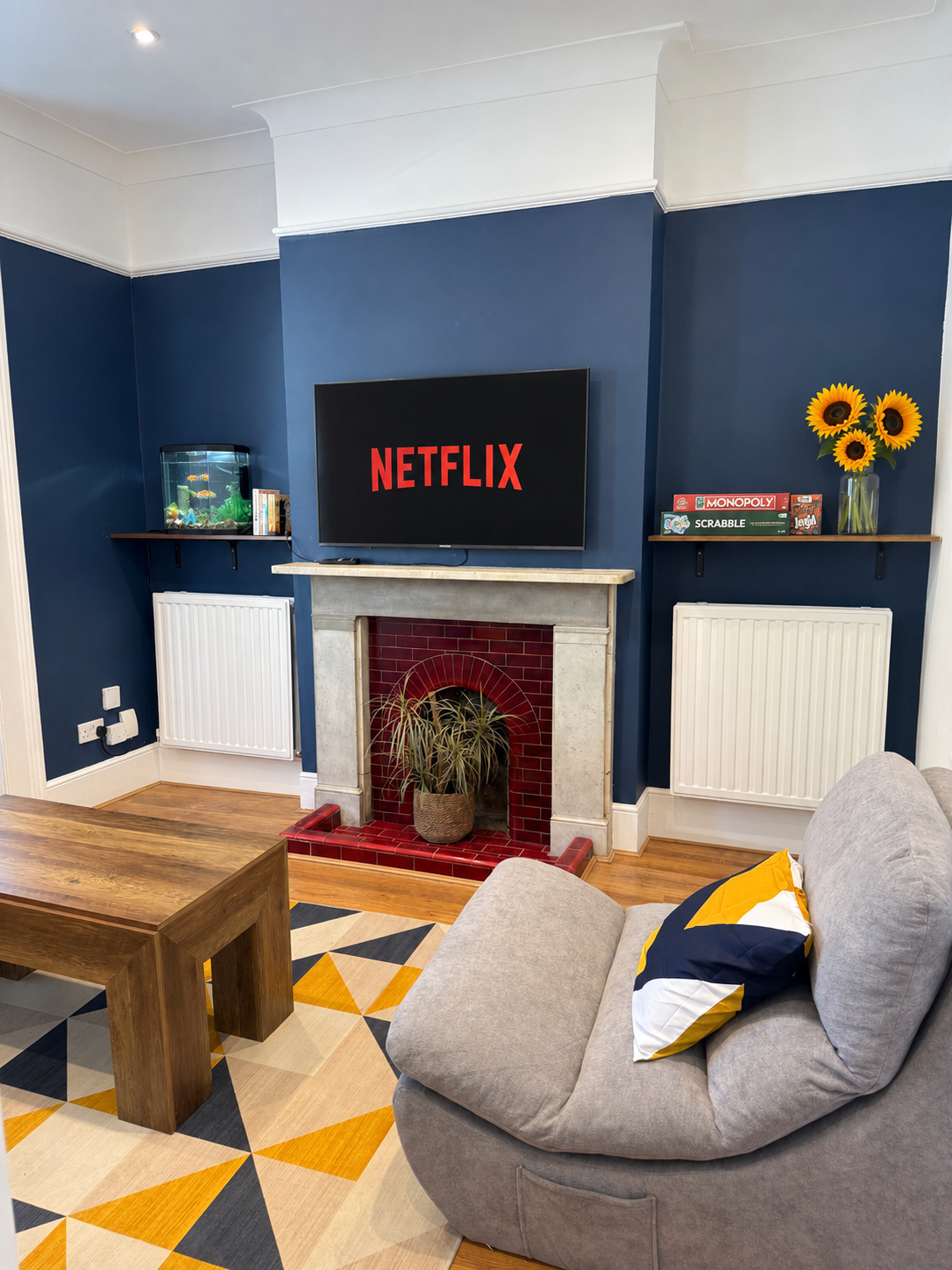 A comfortable communal space at Acacia House